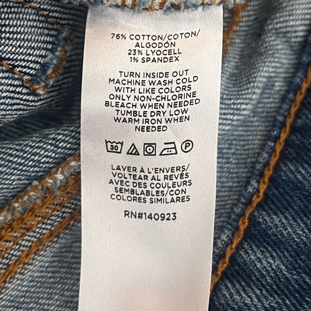 {LOFT} High Rise Super Flare Jeans in Vintage Indigo Wash - Womens 28 / 6 - NWT - Picture 10 of 11